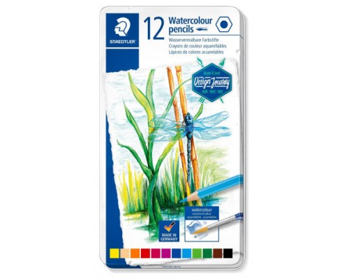 ESTUCHE DE METAL CON 12 LÁPICES, COLORES SURTIDOS STAEDTLER 14610C M12 (Espera 4 dias)